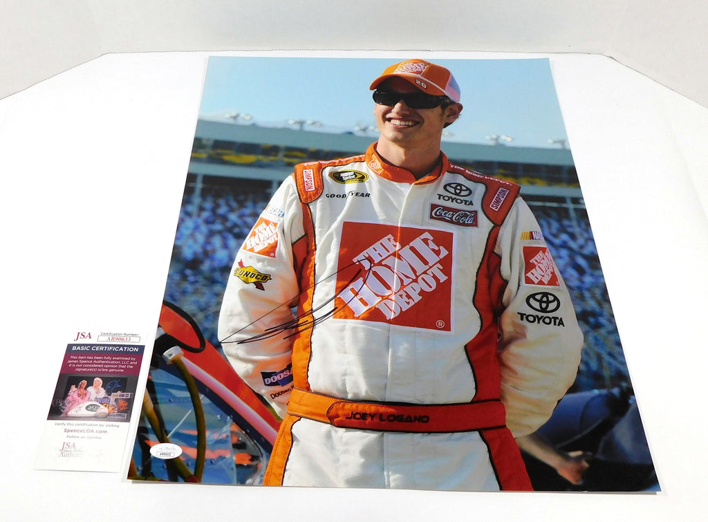 Joey Logano Signed 16 x 20 Color Photo NASCAR Racing JSA Auto AR90633