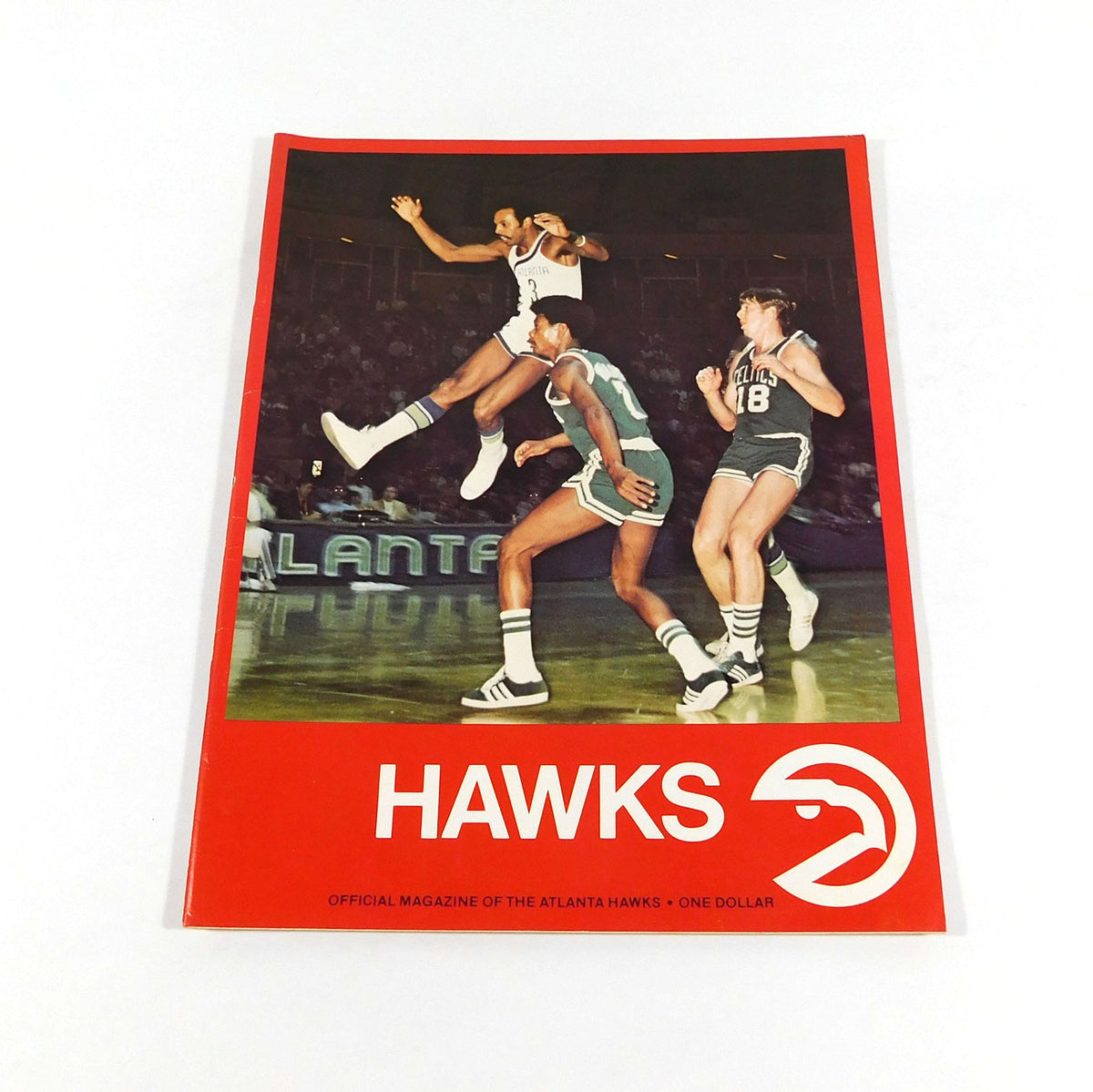 1972-73 Boston Celtics at Atlanta Hawks NBA Basketball Program 4-13-73 204944