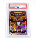 2024 Panini Rookies & Stars Jayden Daniels Rookie Crusade Red Plaid #CJDS PSA 9