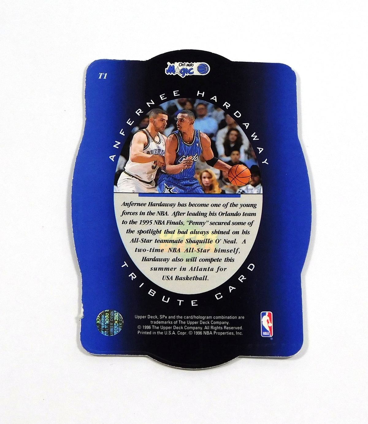 1996 SPx Anfernee Hardaway #T1 Tribute Magic Pic2