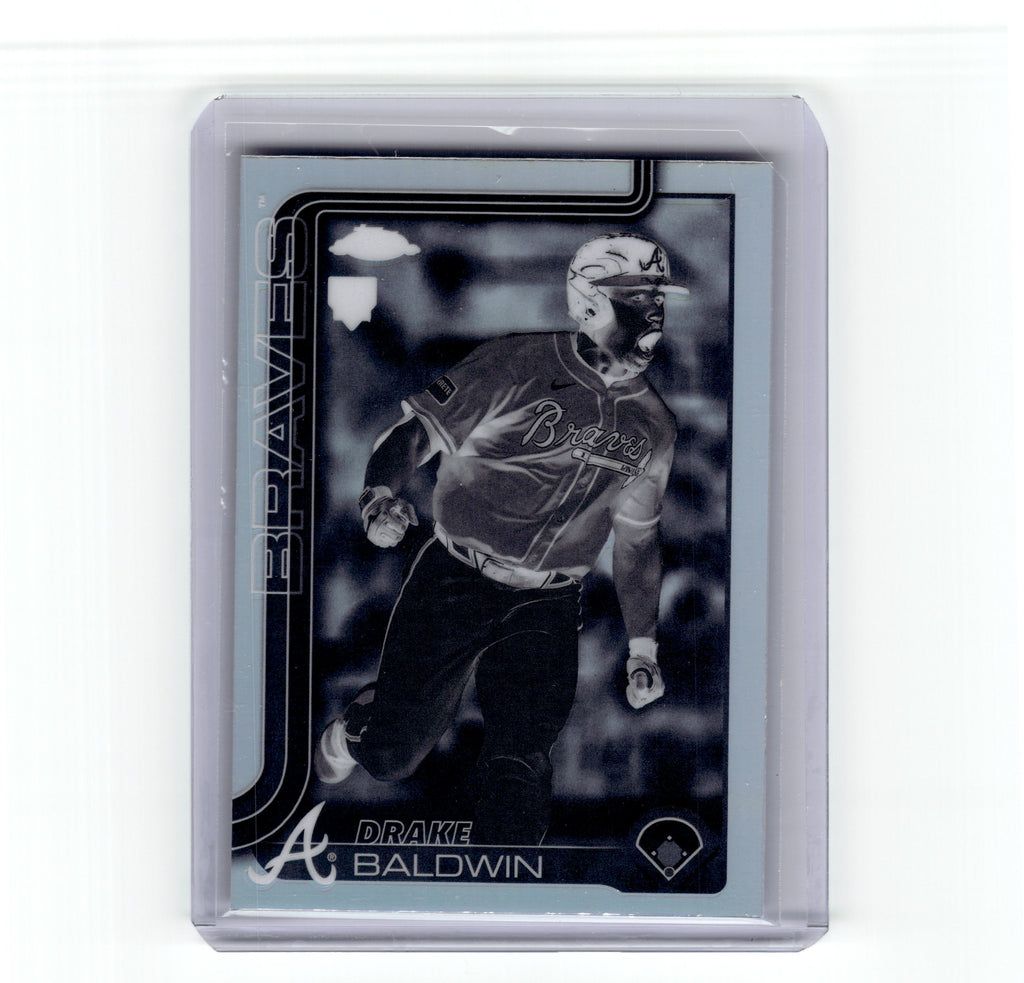 2025 Topps Chrome Drake Baldwin Rookie Negative Refractor #USC96 Braves