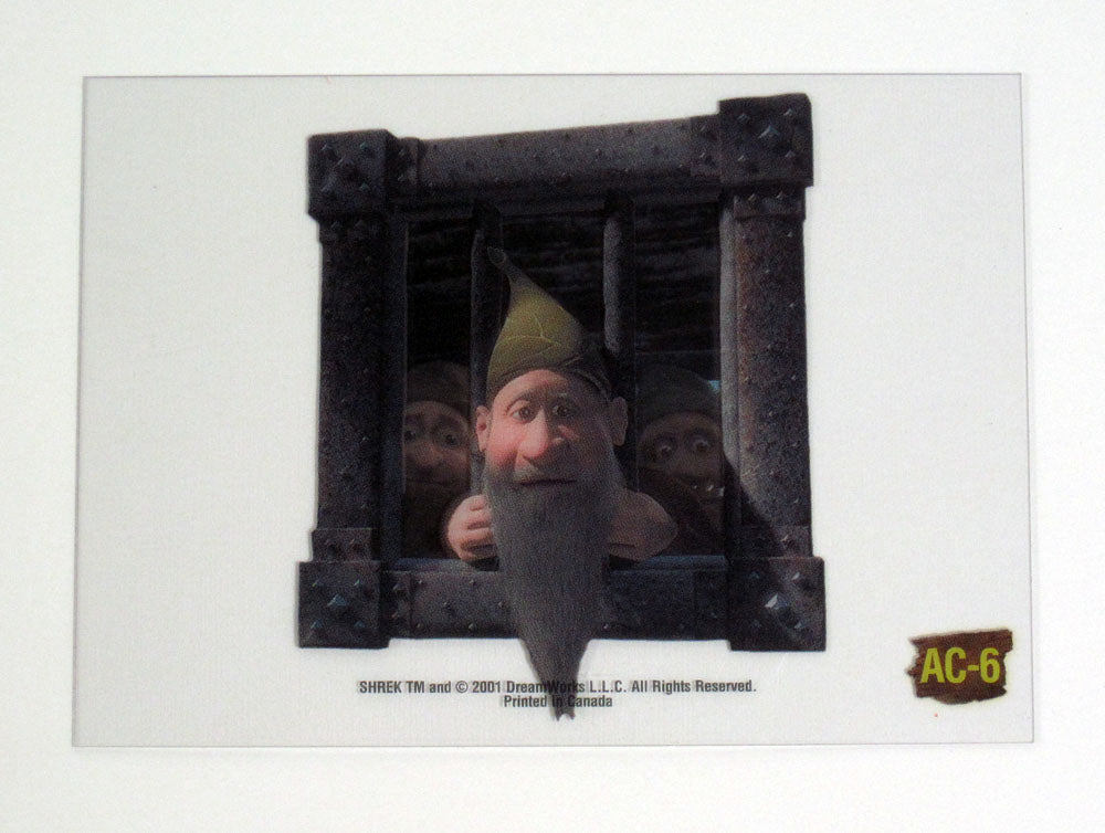 Lot of (10) 2001 Dart Flipcards Shrek Animation Cel Chase Card (AC-6) Nm/Mt Pic2