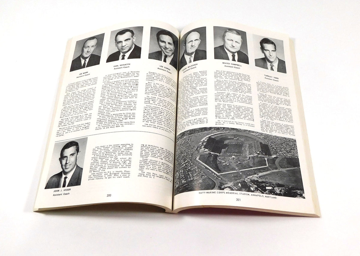 1967 Duke vs Navy Oyster Bowl College Football Program 9-11-67 Pic2