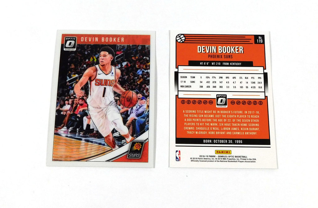 Lot of (49) 2018-19 Panini Donruss Optic Devin Booker #119 Suns Pic2
