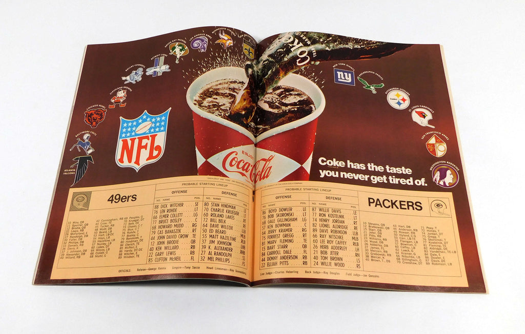 1968 Green Bay Packers at San Francisco 49ers NFL Football Program 12-1-68 Pic2