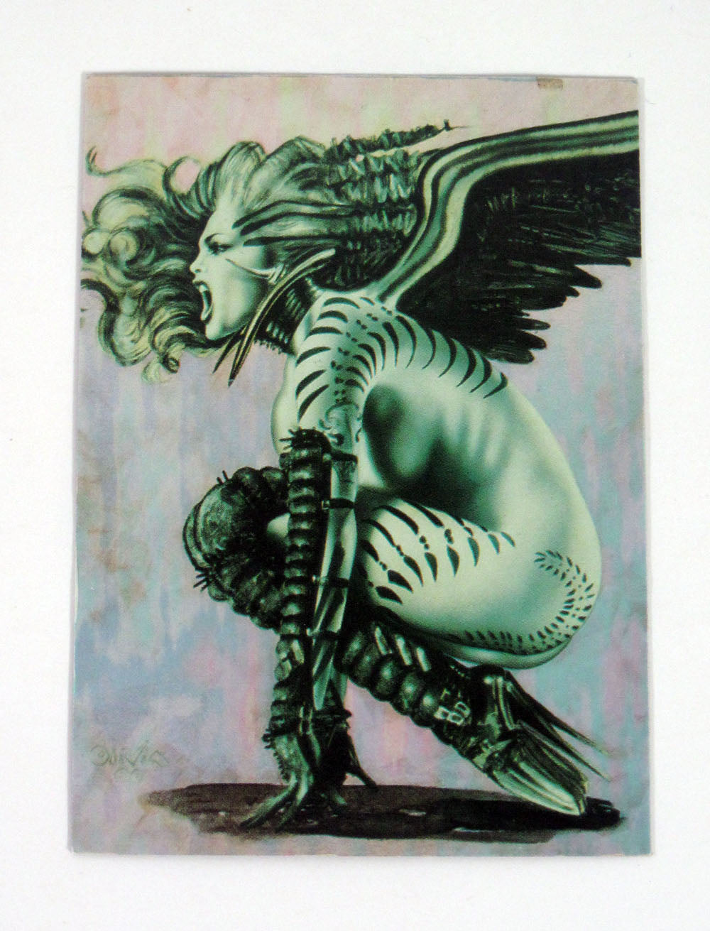 1996 Comic Images Olivia in Omnichrome Holochrome Promo Card Nm/Mt Pic2
