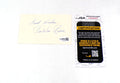 Pee Wee Reese Signed 3 x 5 Index Card Dodgers JSA Auto