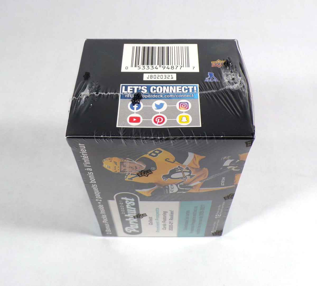 2020-21 Parkhurst Hockey Blaster Box Sealed (12 Packs + 2 Bonus Packs) Pic2