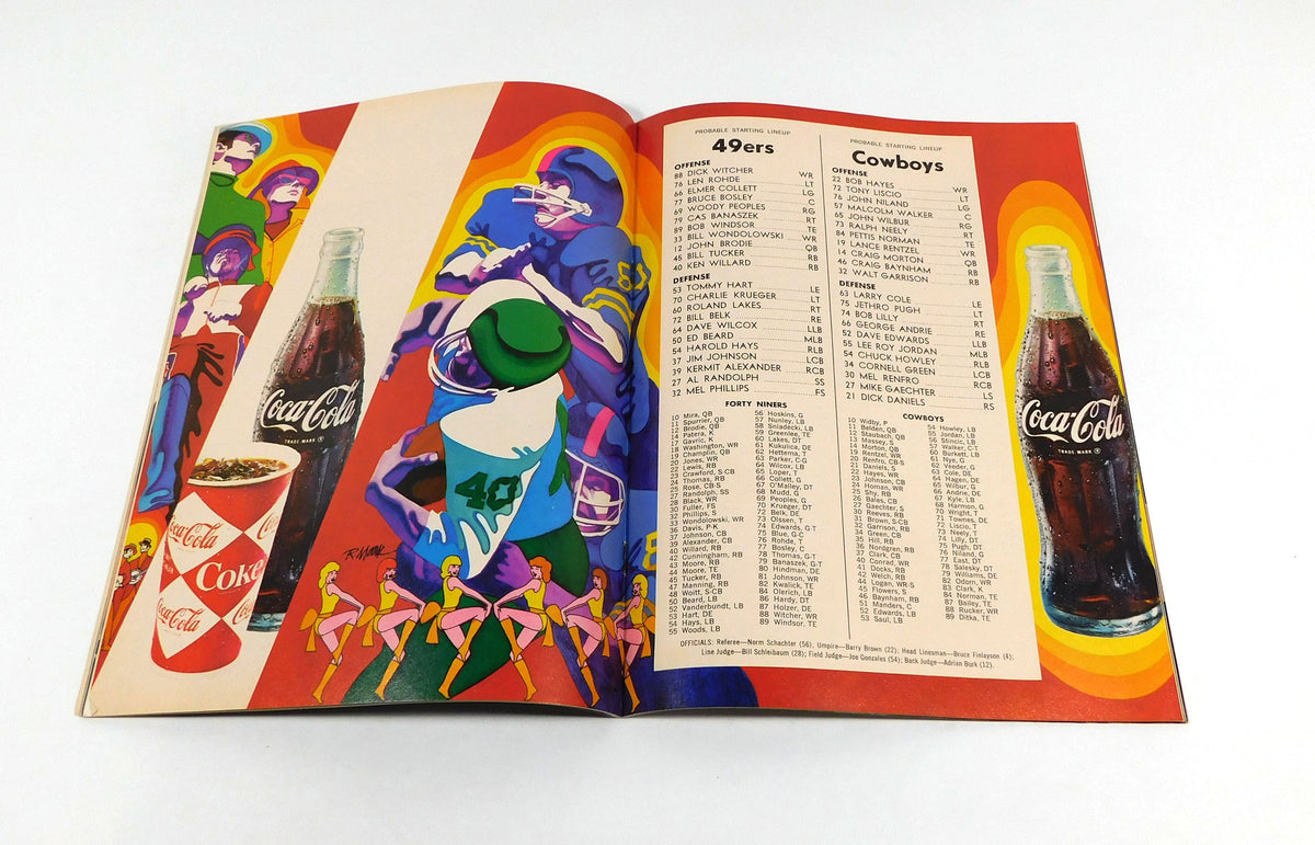 1969 Dallas Cowboys at San Francisco 49ers NFL Football Program 8-17-69 Pic2