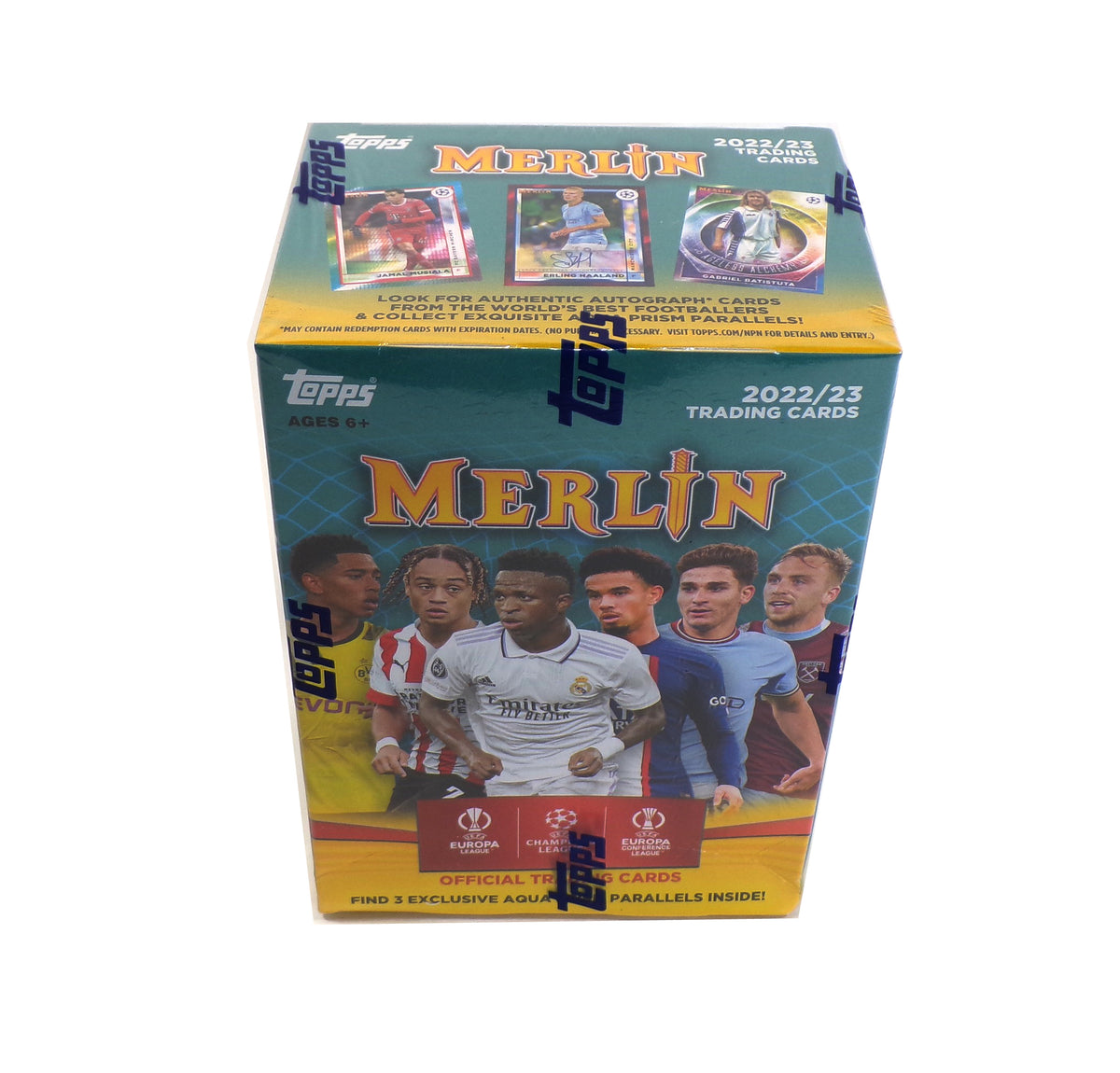 2022-23 Topps Merlin Soccer Blaster Box Sealed (8 Packs)