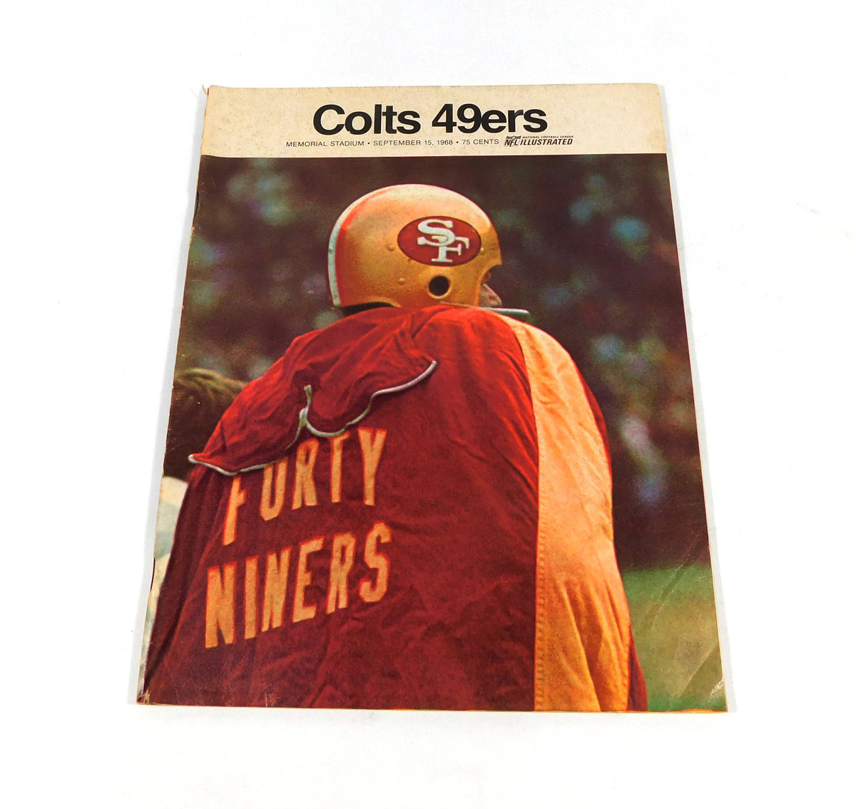 1968 San Francisco 49ers at Baltimore Colts NFL Football Program 9-15-68