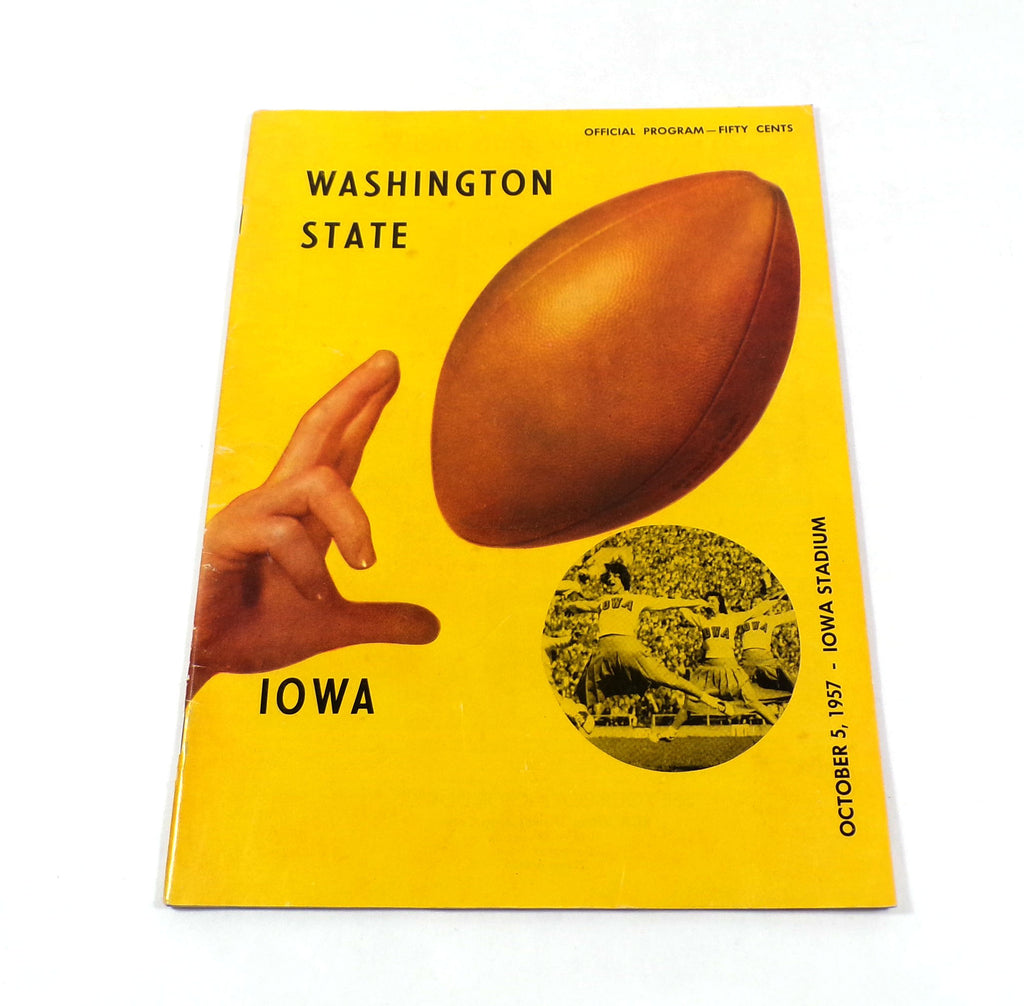 1957 Washington State at Iowa College Football Program 10-5-57