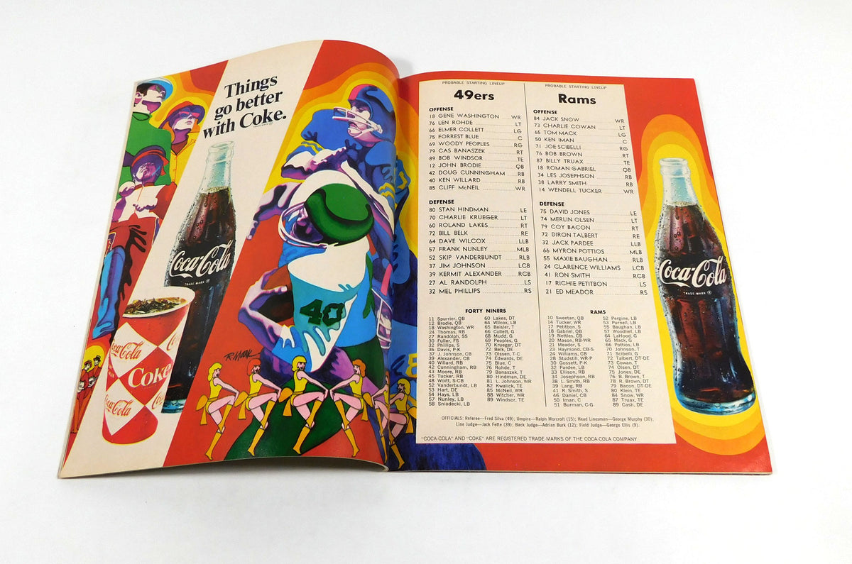 1969 Los Angeles Rams at San Francisco 49ers NFL Football Program 10-12-69 Pic2