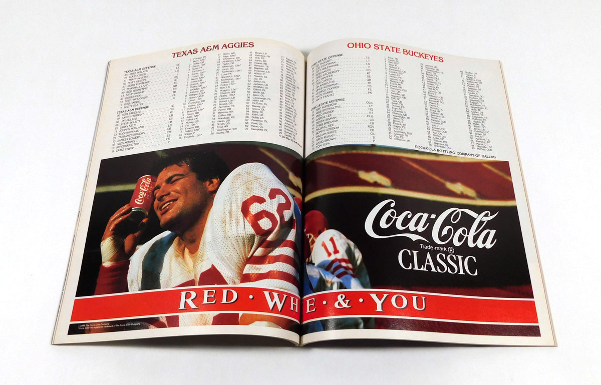 1987 Texas A&M vs Ohio State Cotton Bowl College Football Program 1-1-87 Pic2
