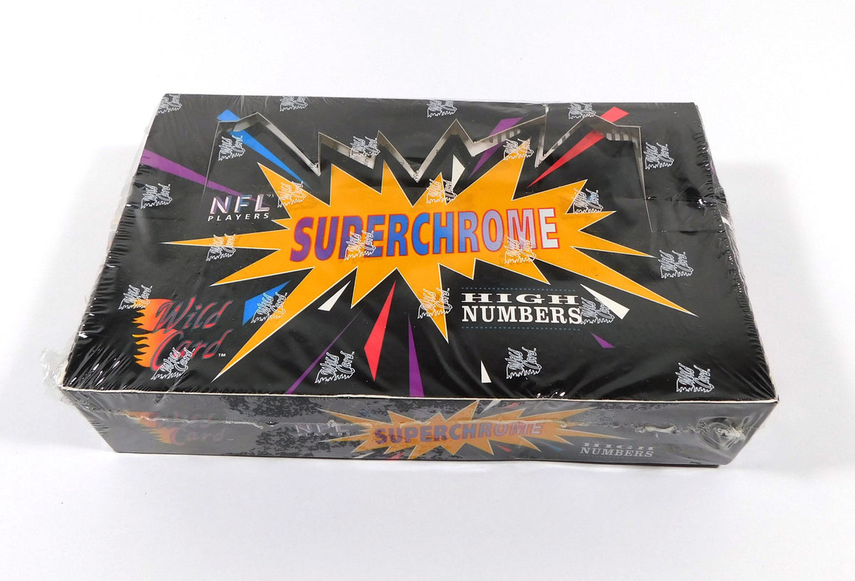 1993 Wild Card Football Superchrome High Series Box Sealed (18 Packs)