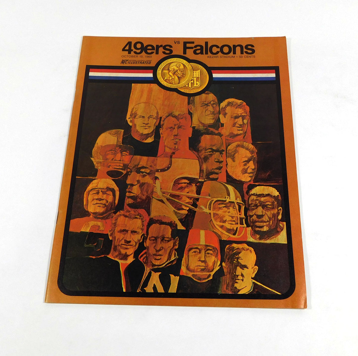 1969 Atlanta Falcons at San Francisco 49ers NFL Football Program 10-19-69