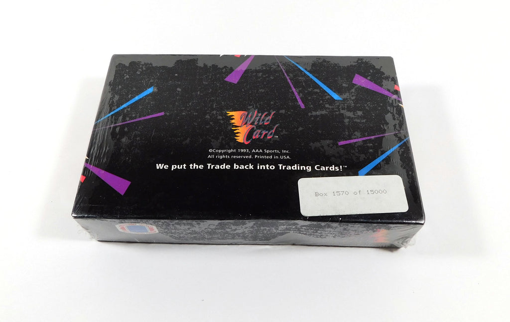 1993 Wild Card Football Superchrome High Series Box Sealed (18 Packs) Pic2