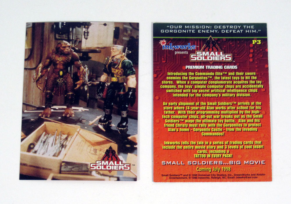 1998 Inkworks Small Soldiers Promo Card (P3) Nm/Mt