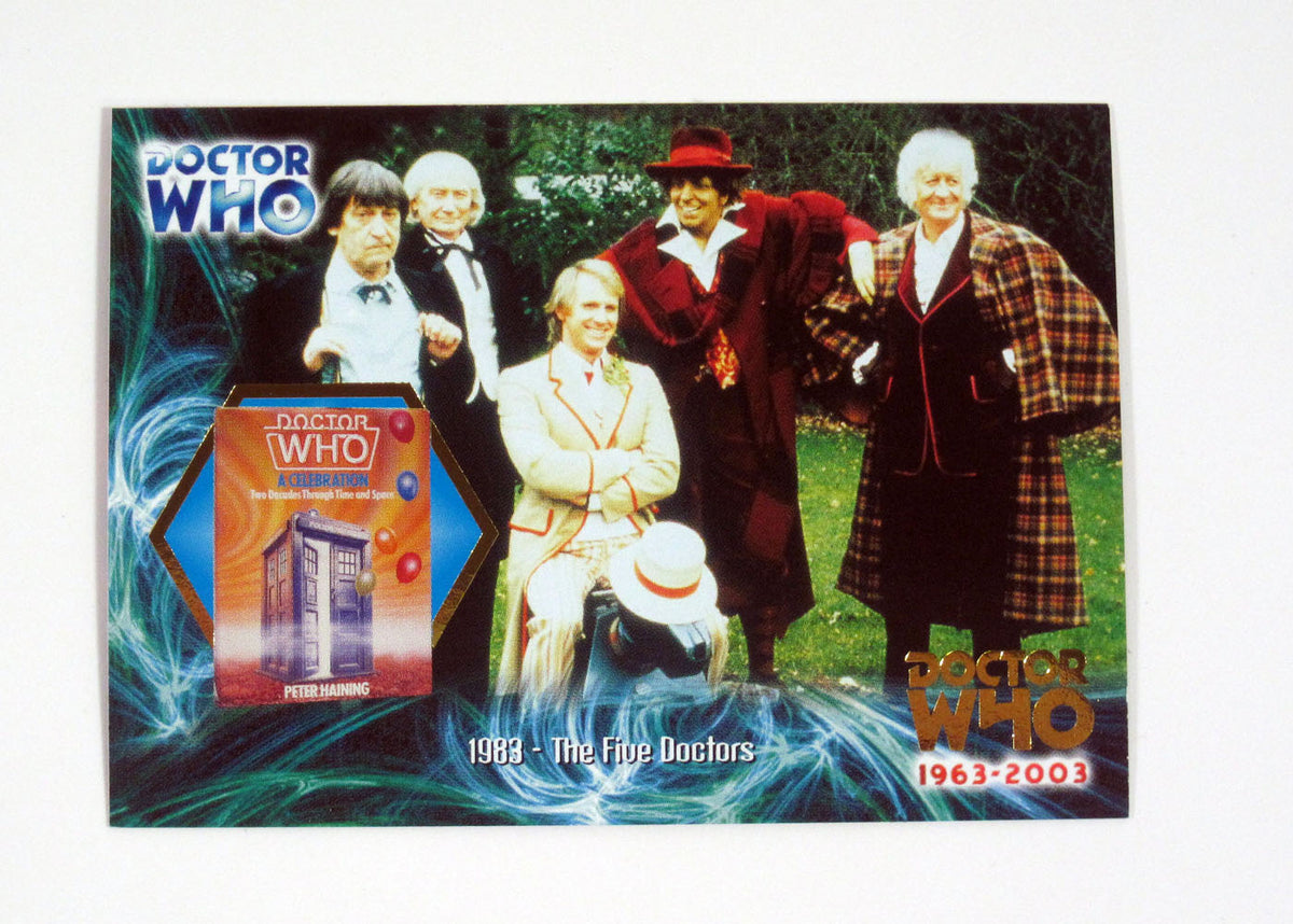 Lot of (10) 2003 Cards Inc. Doctor Who 1963-2003 Merchandise Foil Card (F7) Pic2