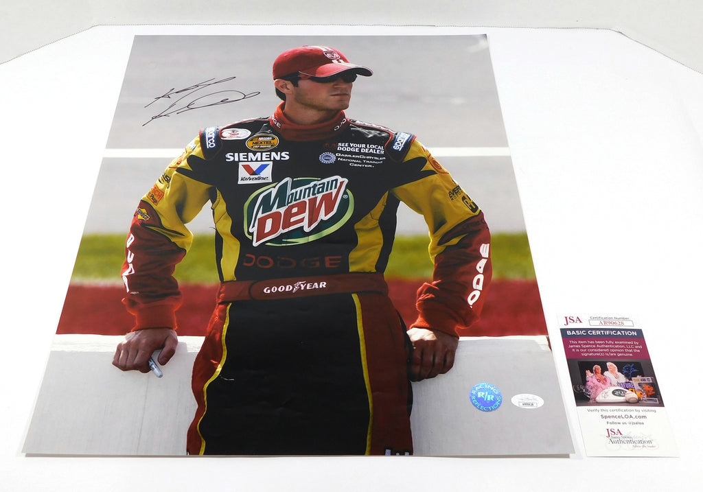 Kasey Kahne Signed 16 x 20 Color Photo NASCAR Racing JSA Auto AR90628