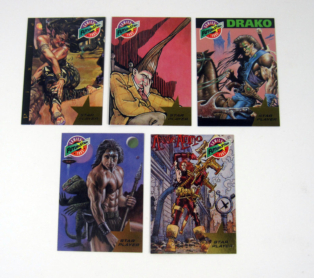 1993 Majestic Comics Future Stars Star Players Chase Card Set (5) Nm/Mt