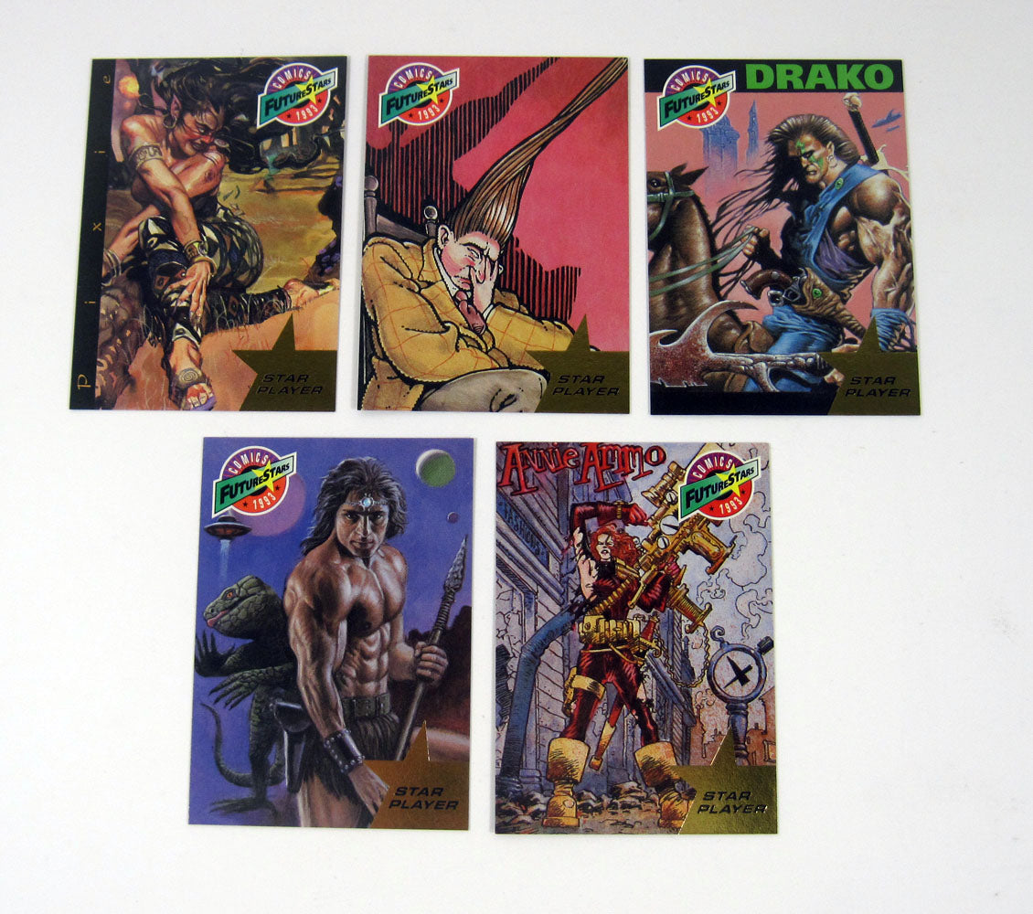 1993 Majestic Comics Future Stars Star Players Chase Card Set (5) Nm/Mt