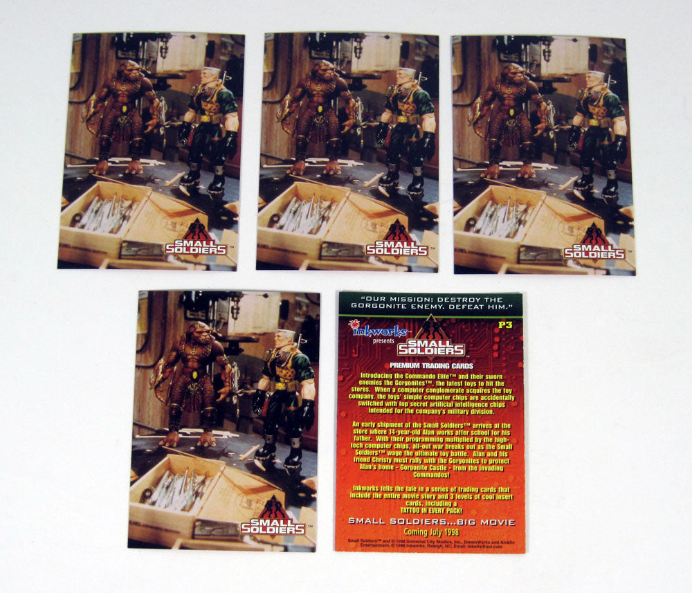 Lot of (10) 1998 Inkworks Small Soldiers  Promo Card (P3) Nm/Mt