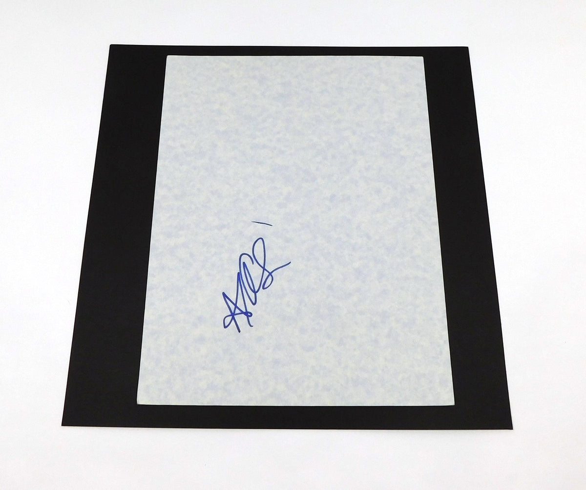 Ashlee Simpson Signed 8.5 x 11 Cardstock Sheet Auto Singer DA046882