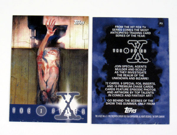 Lot of (100) 1995 Topps The X-Files Season 1 Promo Card (P3) Nm/Mt Pic2