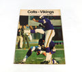 1968 Minnesota Vikings at Baltimore Colts NFL Football Program 11-24-68