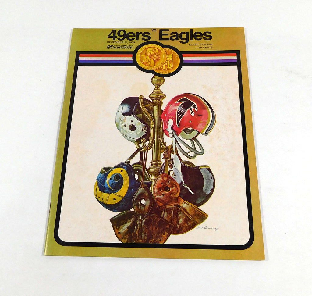 1969 Philadelphia Eagles at San Francisco 49ers NFL Football Program 12-21-69