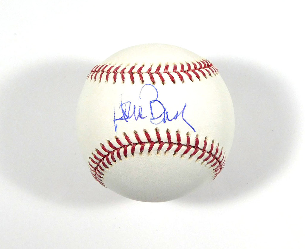Steve Busby Signed Official OMLB Baseball Auto