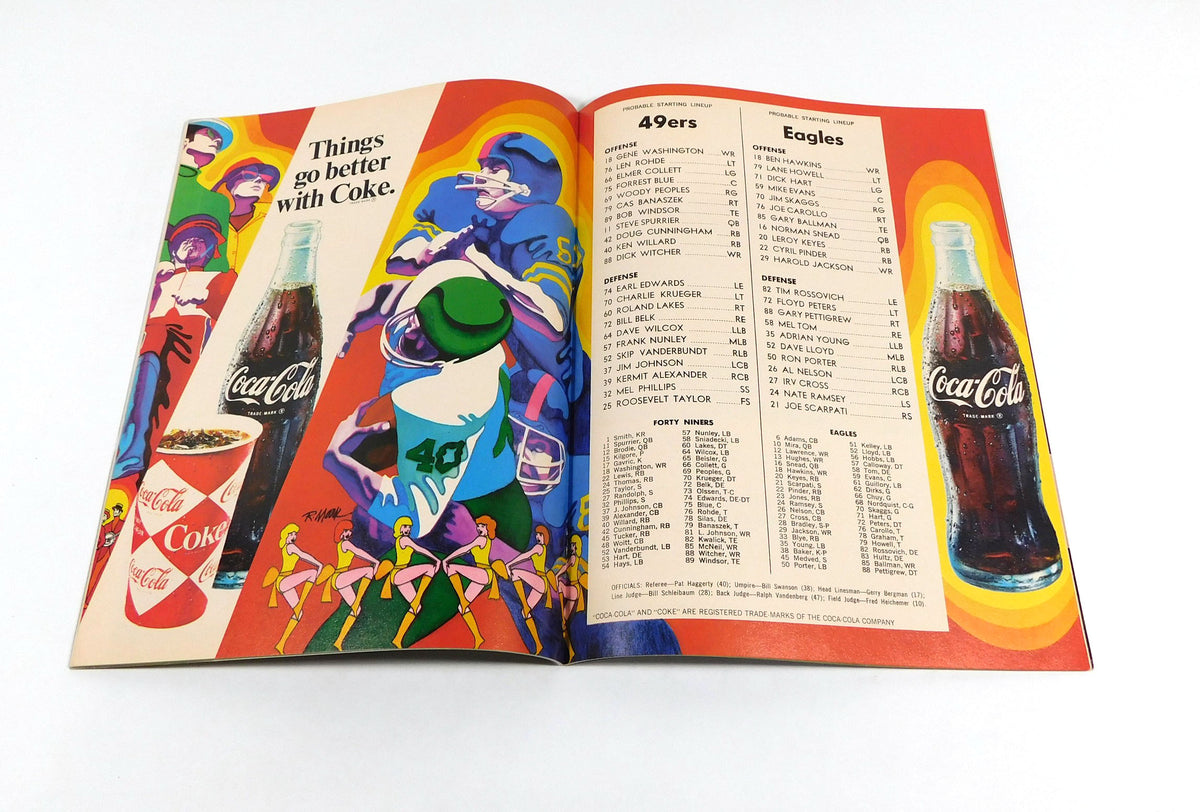1969 Philadelphia Eagles at San Francisco 49ers NFL Football Program 12-21-69 Pic2