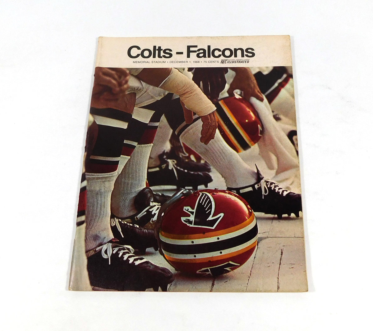 1968 Atlanta Falcons at Baltimore Colts NFL Football Program 12-1-68