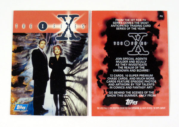 Lot of (50) 1995 Topps The X-Files Season 1 Promo Card (P6) Nm/Mt Pic2
