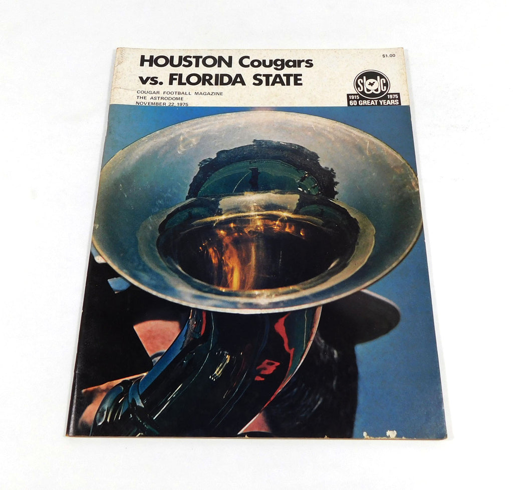 1975 Florida State at Houston College Football Program 11-22-75 DA067682
