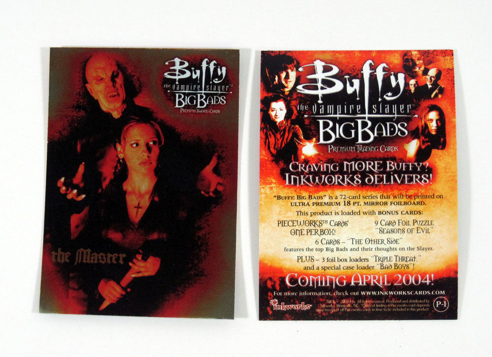 2004 Inkworks Buffy The Vampire Slayer Big Bads Promo Card (P-1)