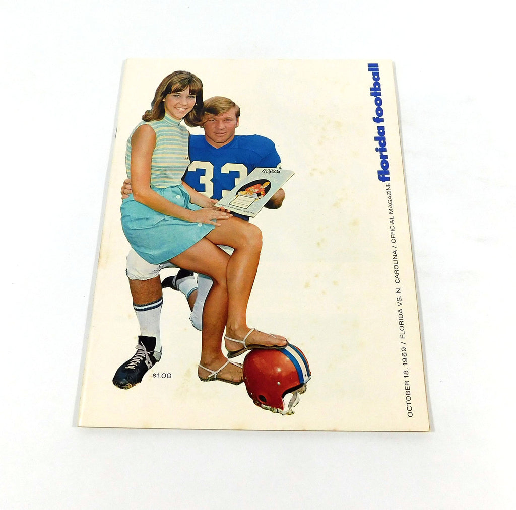 1969 North Carolina at Florida College Football Program 10-18-69