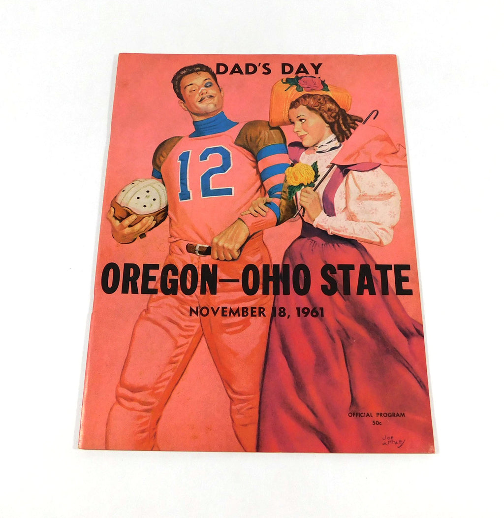 1961 Oregon at Ohio State College Football Program 11-18-61