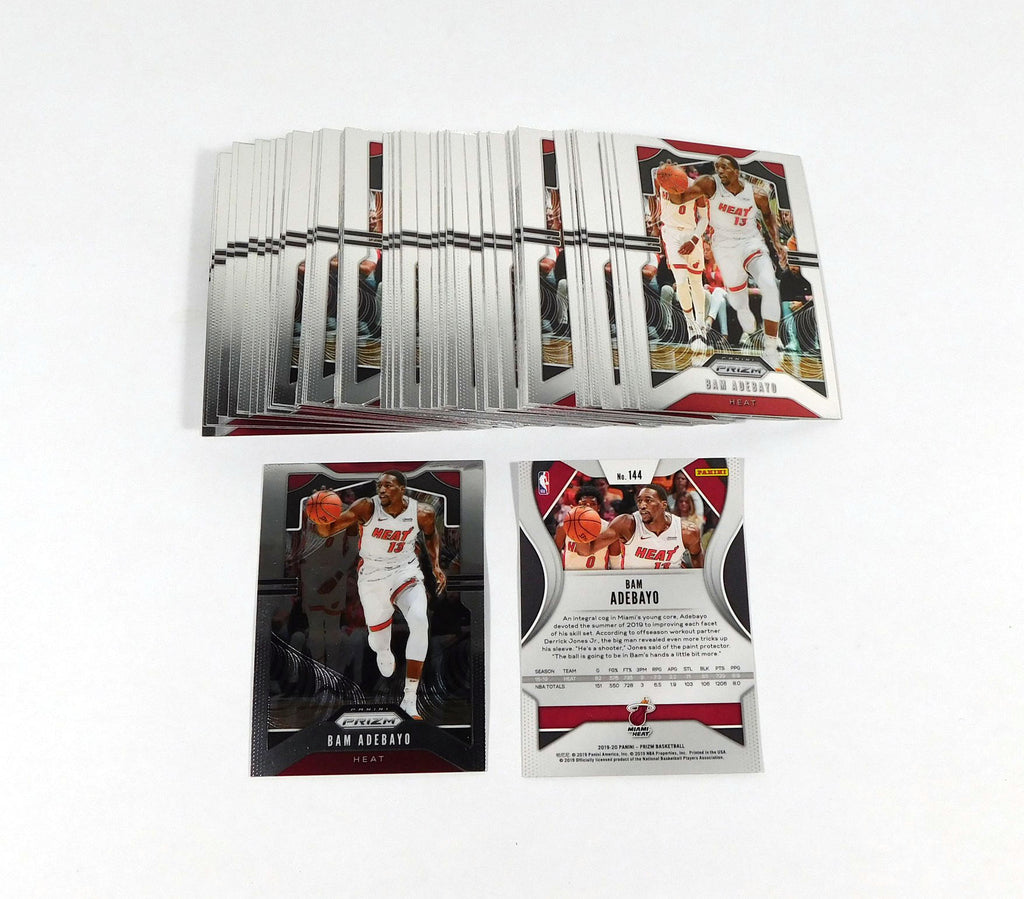 Lot of (56) 2019-20 Panini Prizm Bam Adebayo #144 Heat