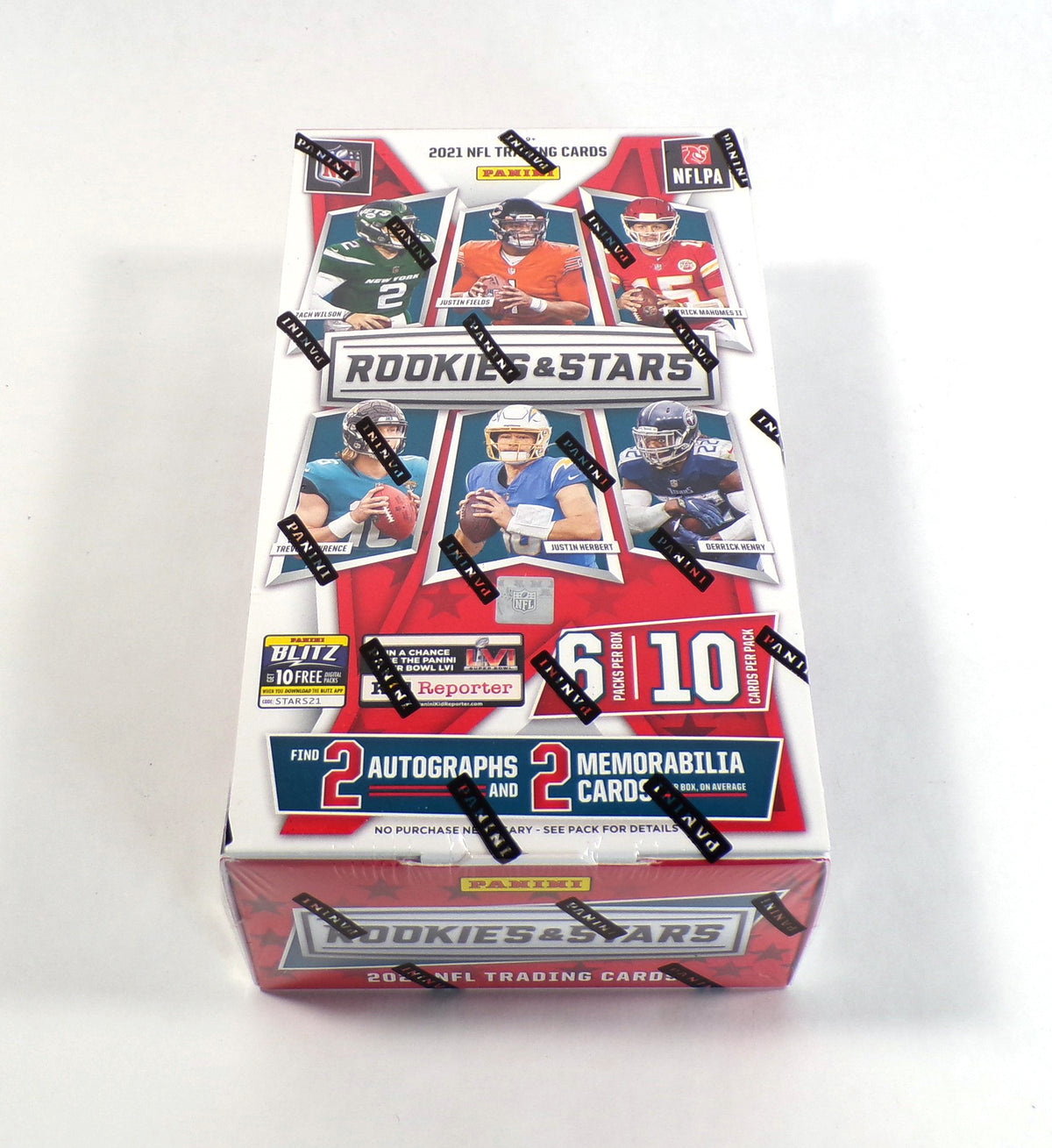 2021 Panini Rookies & Stars Football Hobby Box Sealed (6 Packs)
