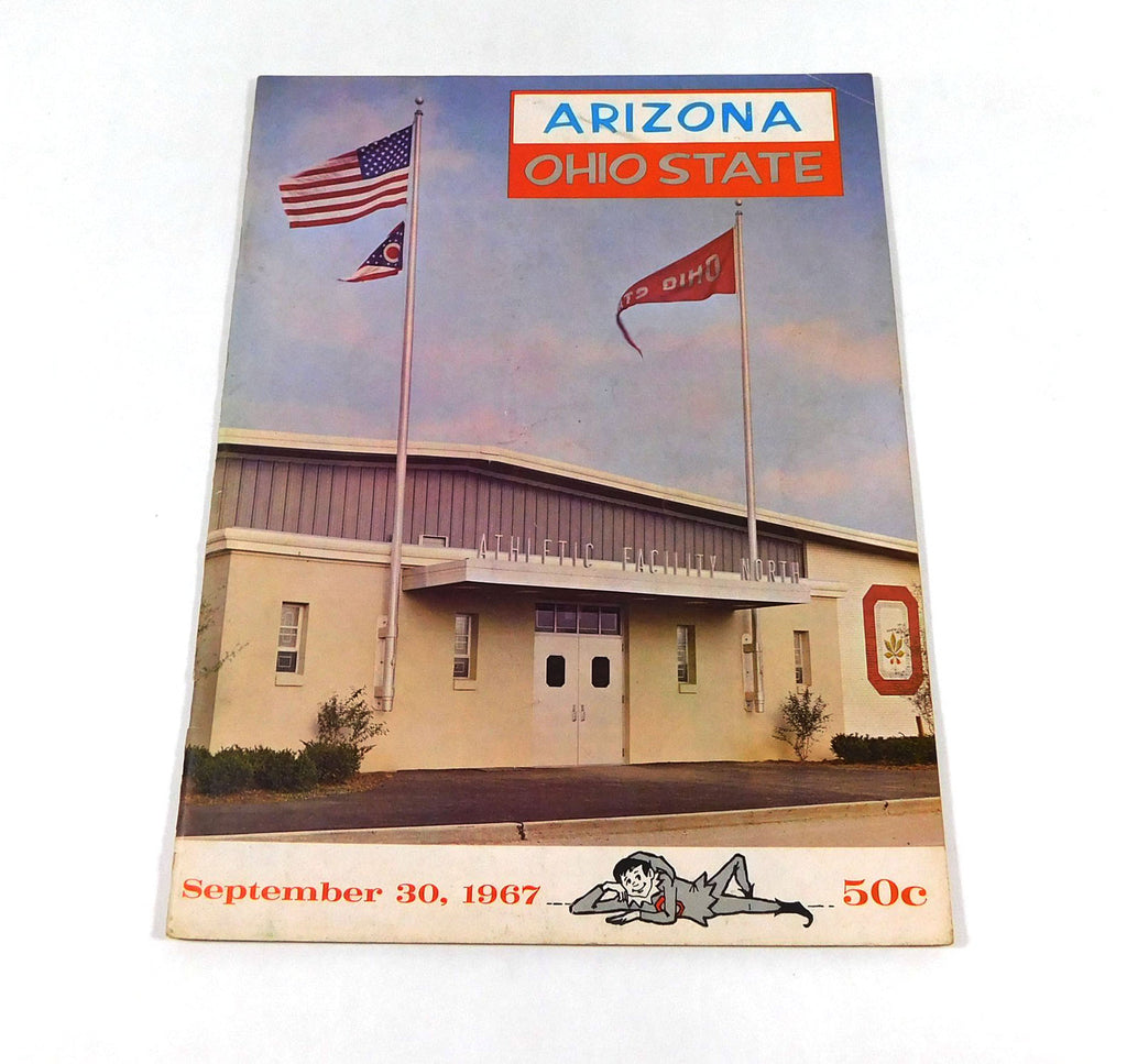 1967 Arizona at Ohio State College Football Program 9-30-67