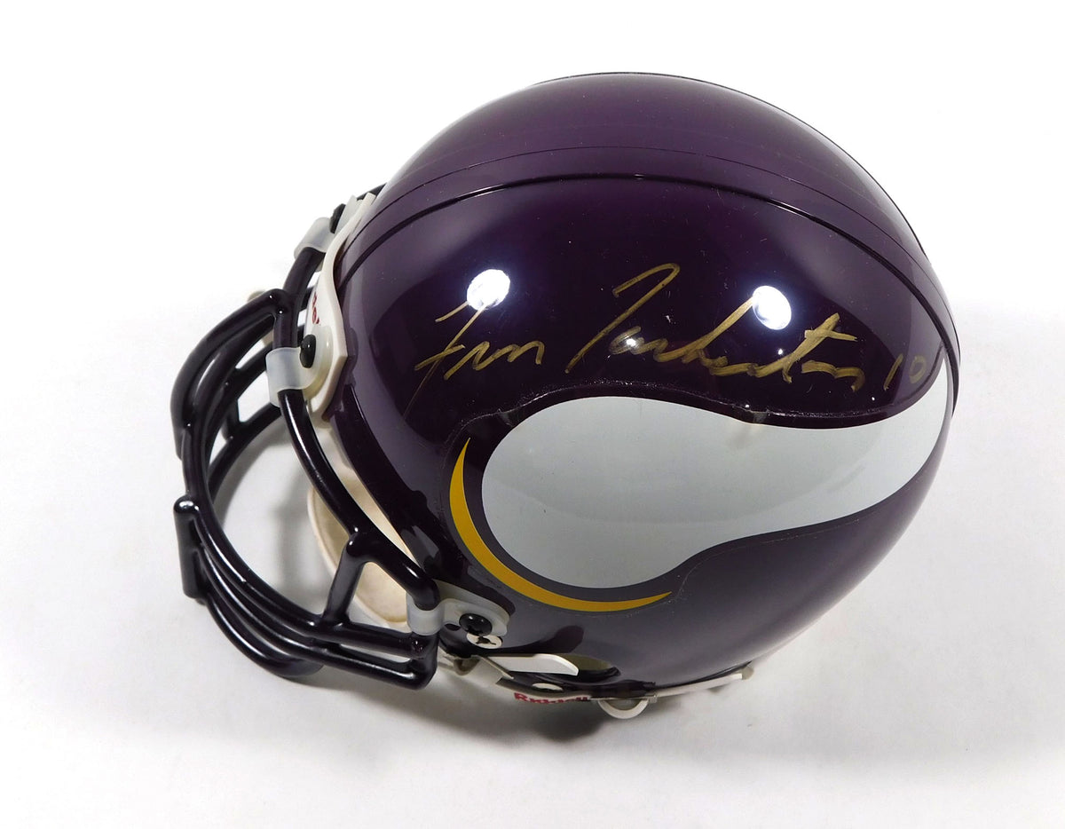 Fran Tarkenton Signed Mini Football Helmet Vikings JSA Auto Pic2