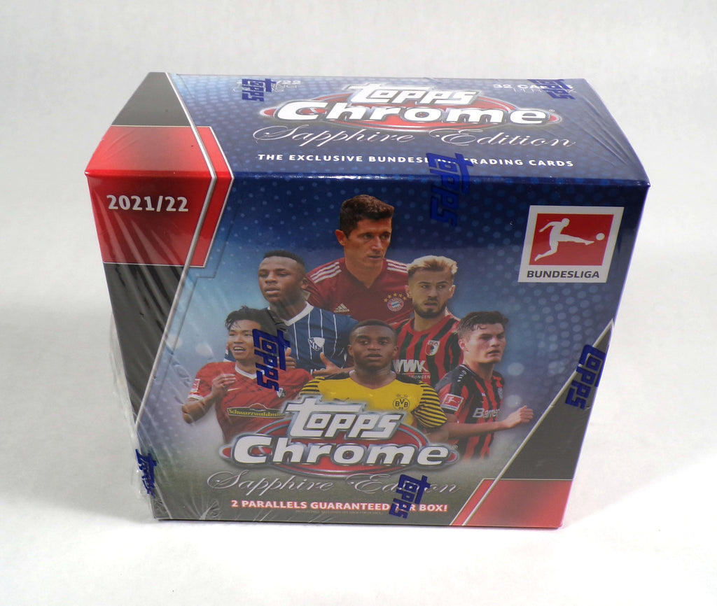 2021-22 Topps Chrome Sapphire Edition Soccer Box Sealed (8 Packs)