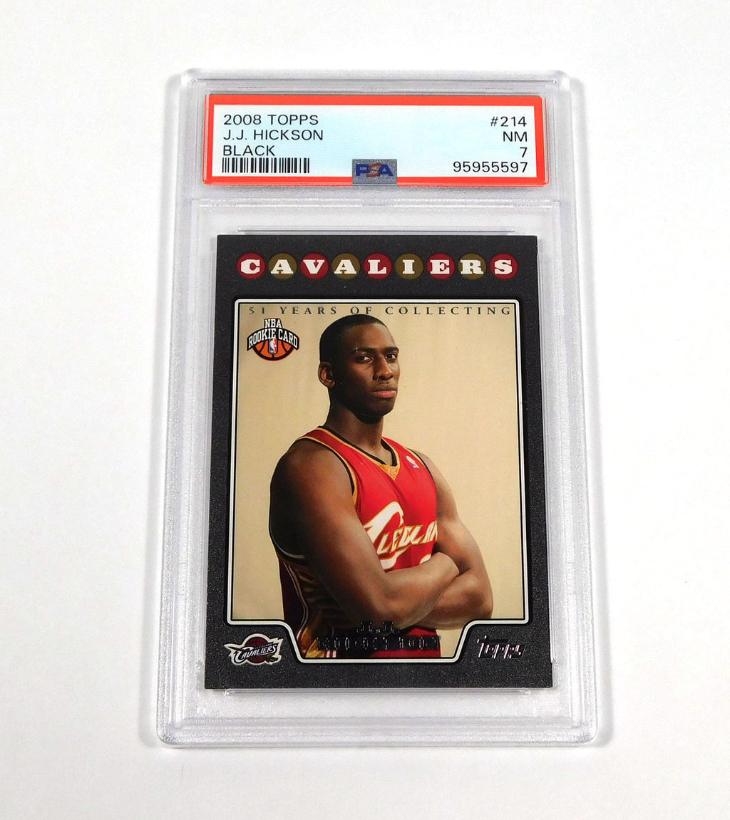 2008-09 Topps Black J.J. Hickson #214 /51 Cavaliers PSA 7