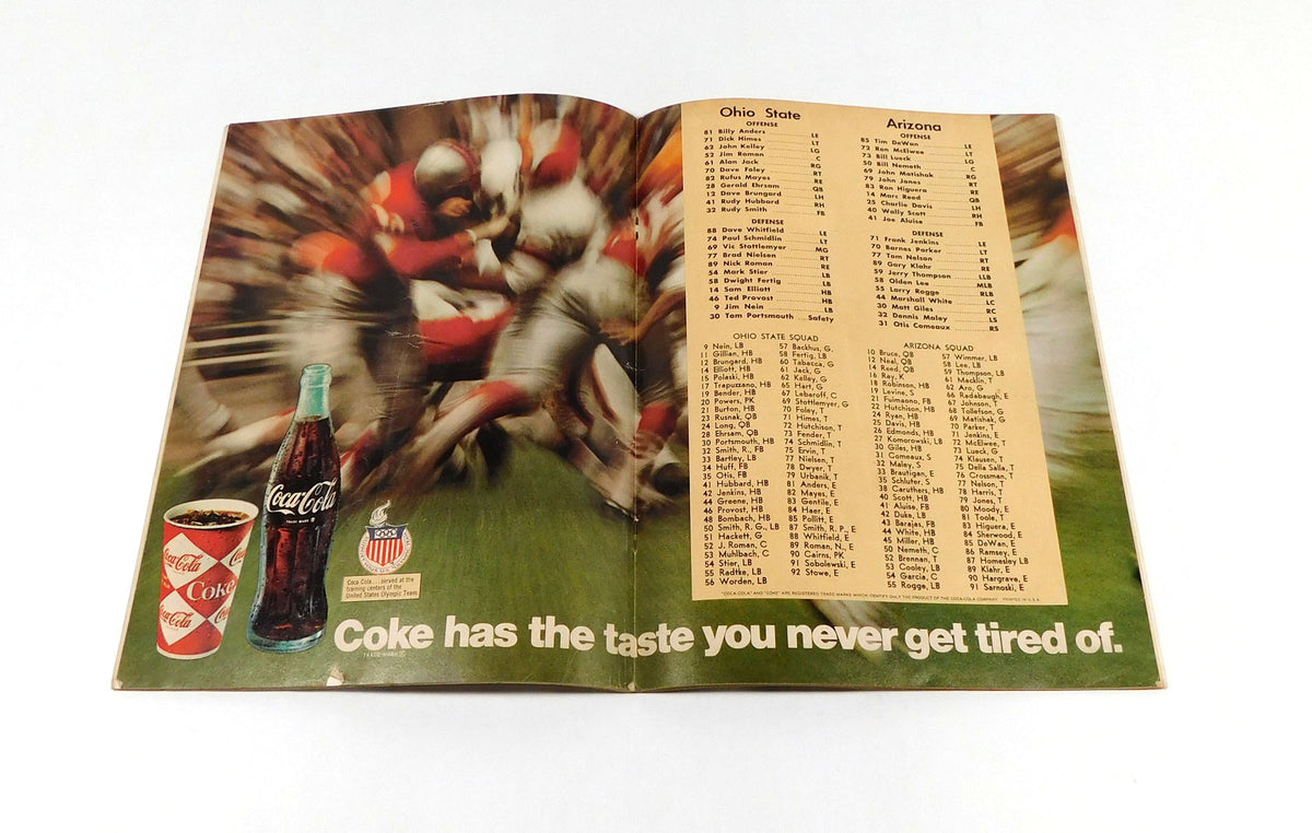 1967 Arizona at Ohio State College Football Program 9-30-67 Pic2