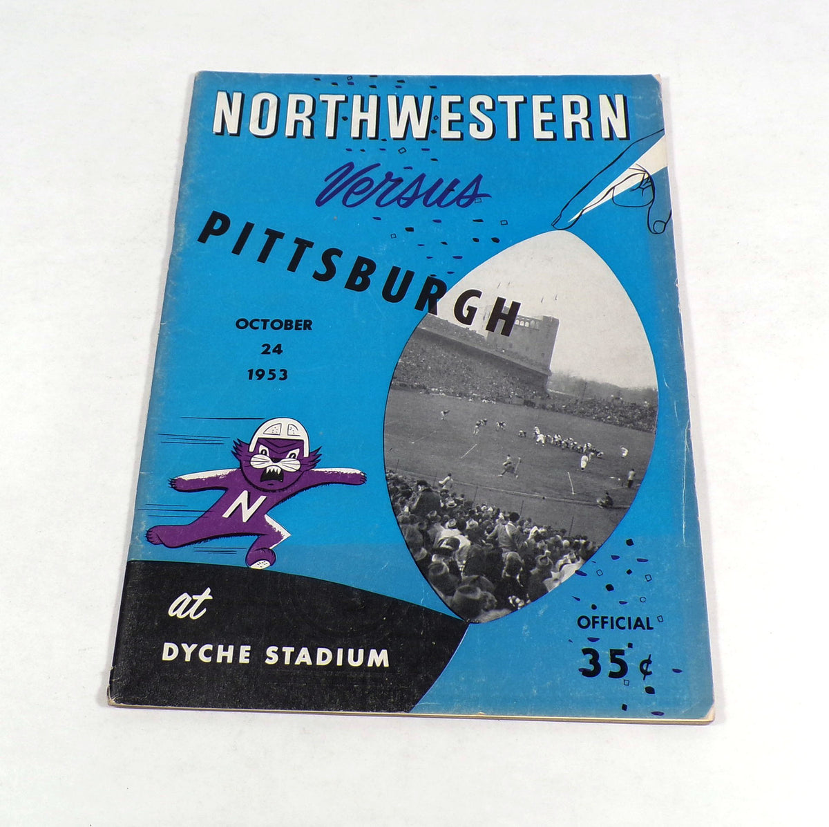 1953 Pittsburgh at Northwestern College Football Program 10-24-53