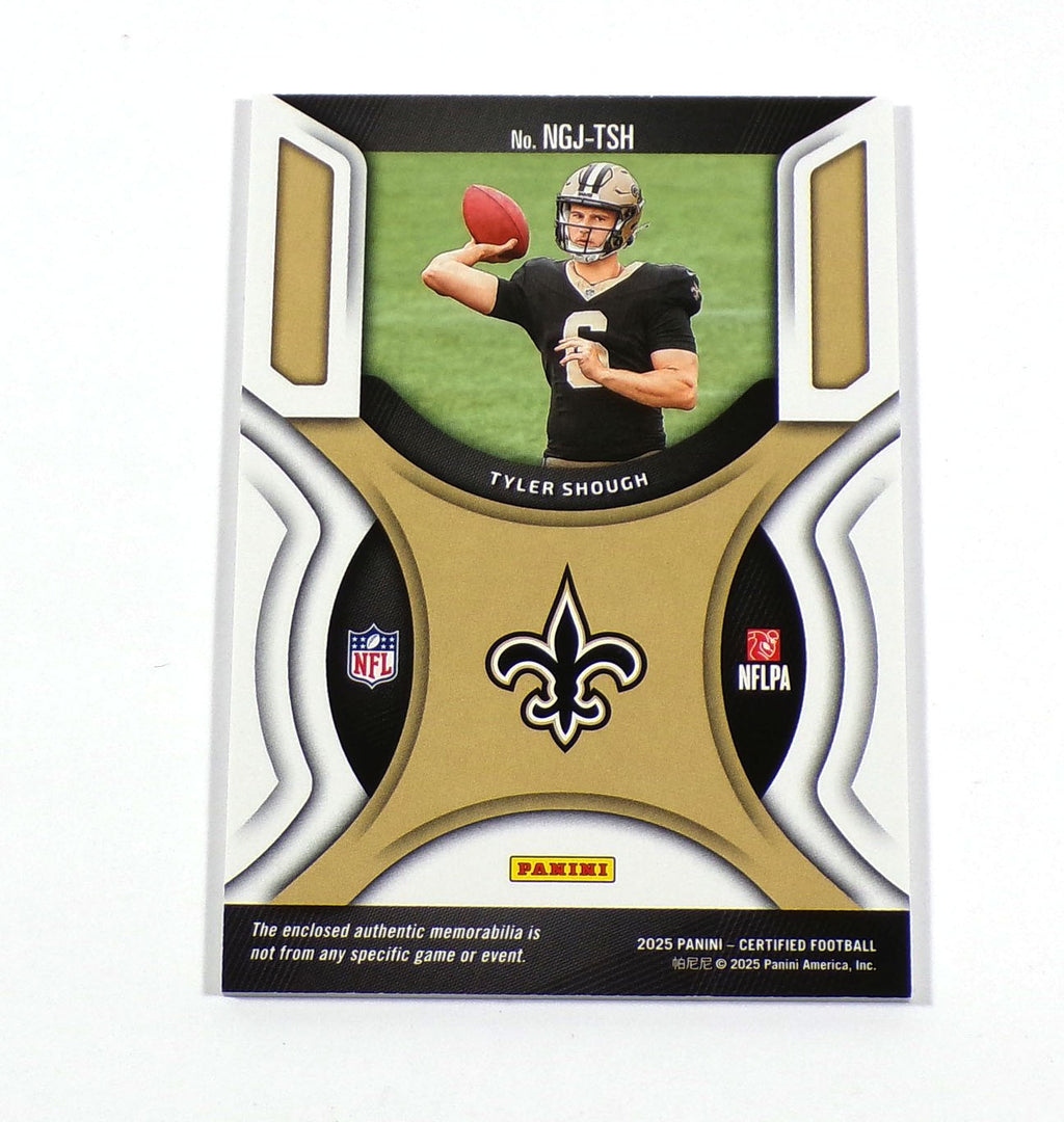 2025 Panini Certified Tyler Shough Rookie New Generation #NGJTSH /499 Jersey Pic2