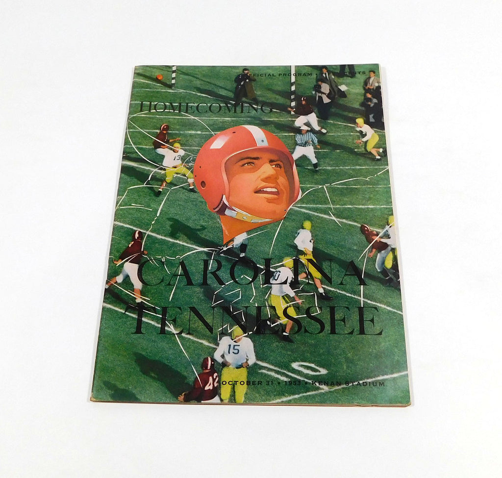 1953 Tennessee at North Carolina College Football Program 10-31-53