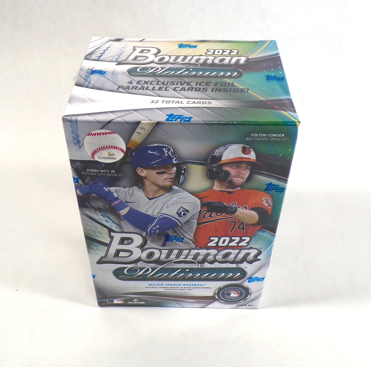 2022 Bowman Platinum Baseball Blaster Box Sealed (7 Packs+1 Bonus Pack) Ice Foil